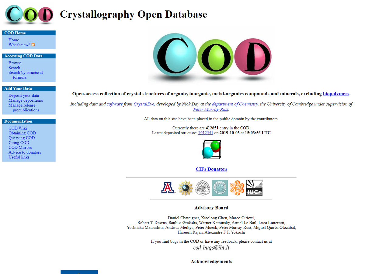 Crystallographic information file чем открыть